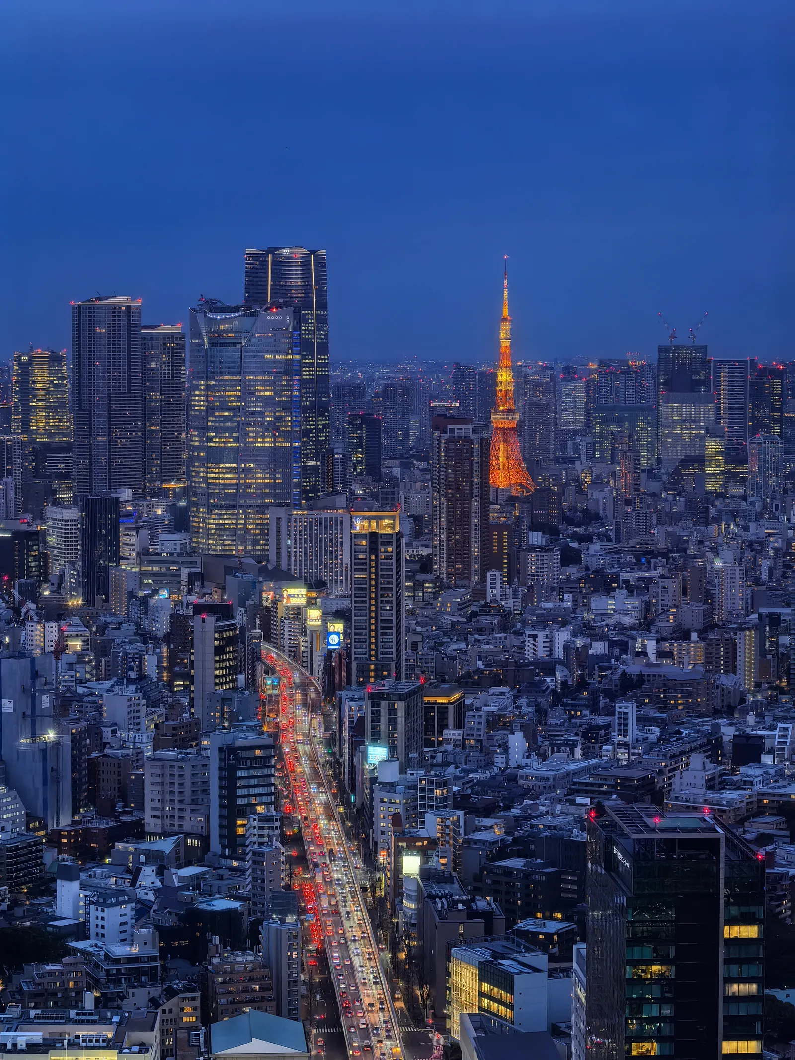 东京夜景与东京塔
